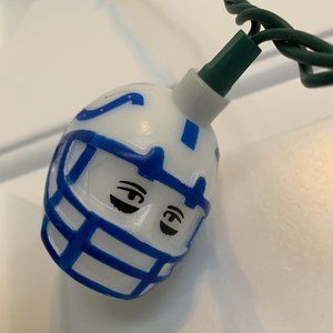 Colts Twinkle lights, 10' long, Colts horseshoe